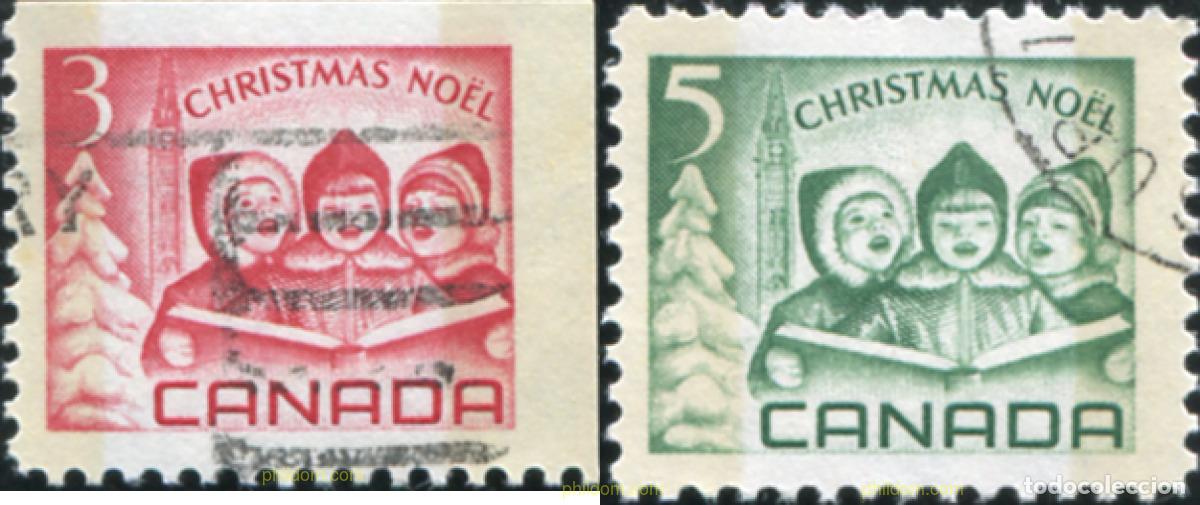 Sellos: 797801 USED CANADA 1967 NAVIDAD