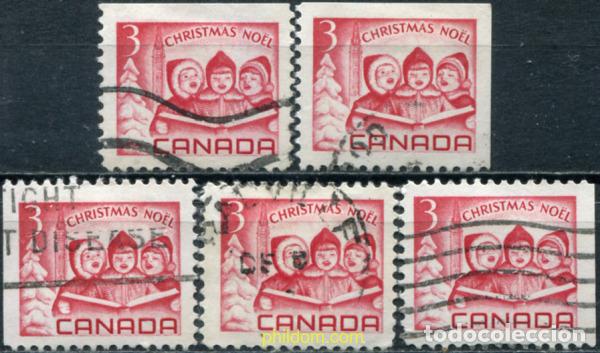 Sellos: 797804 USED CANADA 1967 NAVIDAD