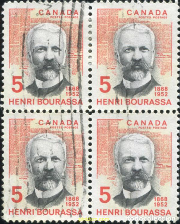 Francobolli: 797824 USED CANADA 1968 CENTENARIO DEL NACIMIENTO DE HENRI BOURASSA