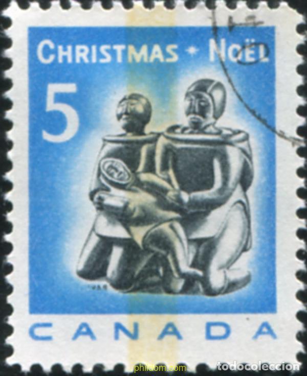 Sellos: 797838 USED CANADA 1968 NAVIDAD - Foto 1