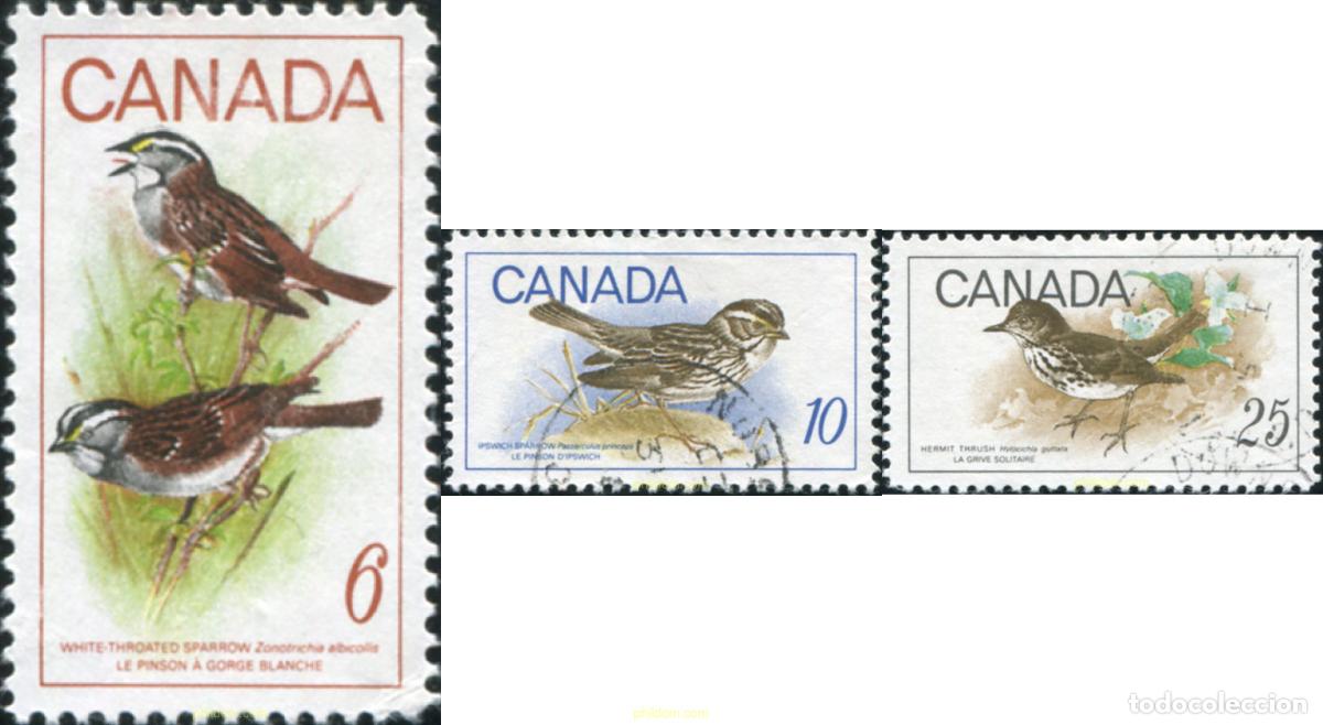 Sellos: 797840 USED CANADA 1969 AVES