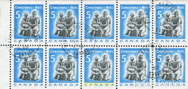 Sellos: 797843 USED CANADA 1968 NAVIDAD - Foto 1