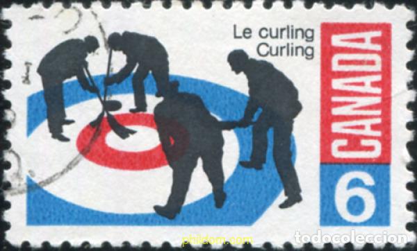 Sellos: 797850 USED CANADA 1969 JUEGOS DE CURLING