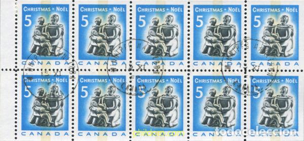 Sellos: 797846 USED CANADA 1968 NAVIDAD