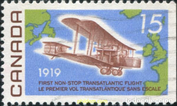 Sellos: 797855 USED CANADA 1969 PIONEROS DE LA AVIACION