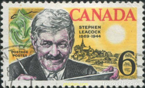 Sellos: 797863 USED CANADA 1969 CENTENARIO DEL NACIMIENTO DE STEPHEN B. LEACOCK