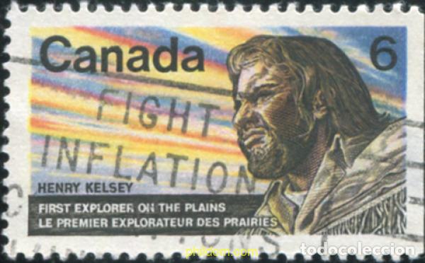 Sellos: 797881 USED CANADA 1970 3 CENTENARIO DEL NACIMIENTO DE HENRY KELSEY