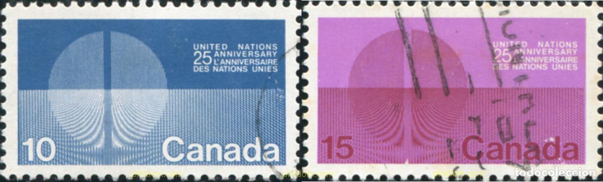 Sellos: 797882 USED CANADA 1970 25 ANIVERSARIO DE LAS NACIONES UNIDAS