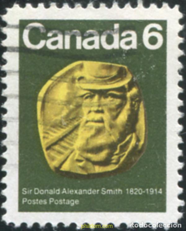 Sellos: 797930 USED CANADA 1970 150 ANIVERSARIO DEL NACIMIENTO DE SIR DONALD ALEXANDER SMITH