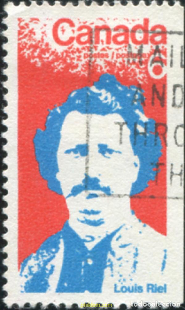 Sellos: 797885 USED CANADA 1970 LOUIS REIL, JEFE DE LOS MESTIZOS