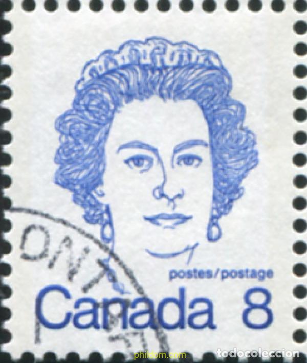 Sellos: 797960 USED CANADA 1973 REINA ISABEL II Y PRIMEROS MINISTROS CANADIENSES