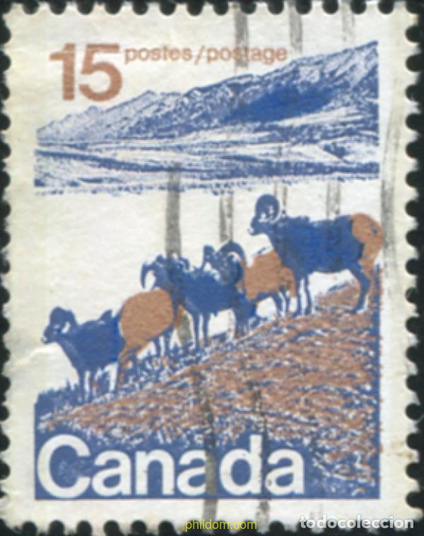Sellos: 797963 USED CANADA 1972 SERIE BASICA
