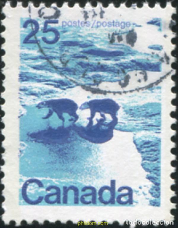Sellos: 797964 USED CANADA 1972 SERIE BASICA