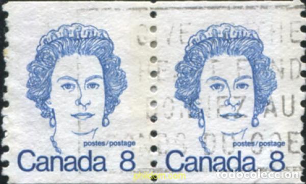 Sellos: 797976 USED CANADA 1973 REINA ISABEL II Y PRIMEROS MINISTROS CANADIENSES