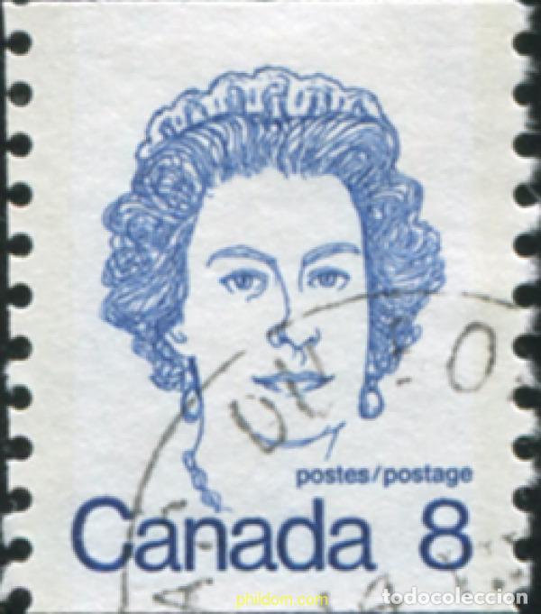 Sellos: 797980 USED CANADA 1973 REINA ISABEL II Y PRIMEROS MINISTROS CANADIENSES
