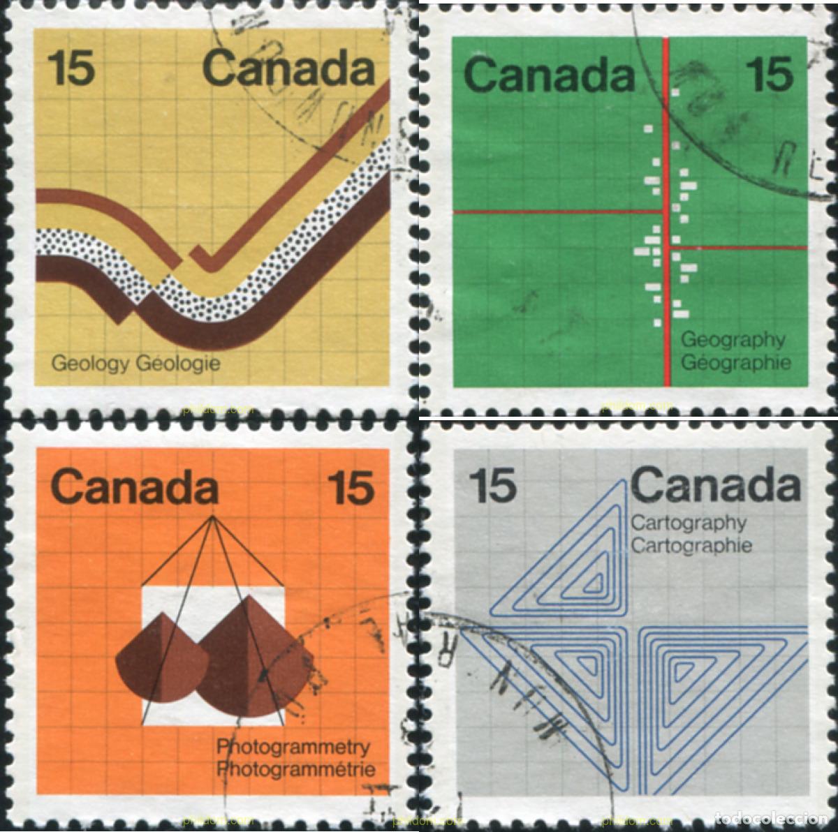 Sellos: 798040 USED CANADA 1972 CONGRESOS INTERNACIONALES