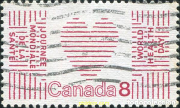Sellos: 798045 USED CANADA 1972 DIA MUNDIAL DE LA SALUD