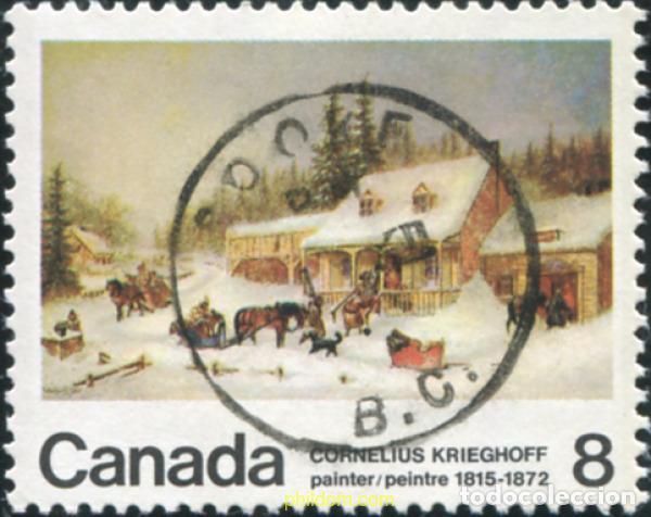 Sellos: 798048 USED CANADA 1972 CENTENARIO DE CORNELIUS KRIEGHOFF - Foto 1