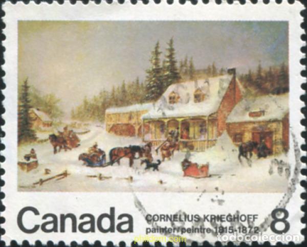 Sellos: 798047 USED CANADA 1972 CENTENARIO DE CORNELIUS KRIEGHOFF