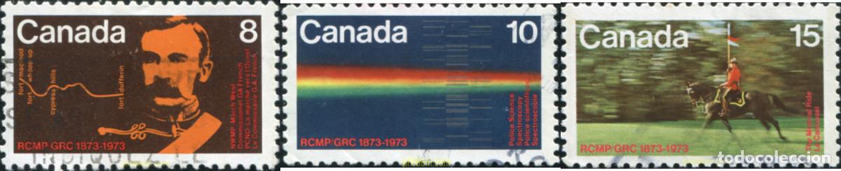 Stamps: 798049 USED CANADA 1973 CENTENARIO DE LA FUNDACION DE LA POLICIA MONTADA