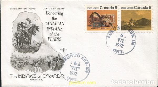 Sellos: 798054 USED CANADA 1972 INDIOS CANADIENSES