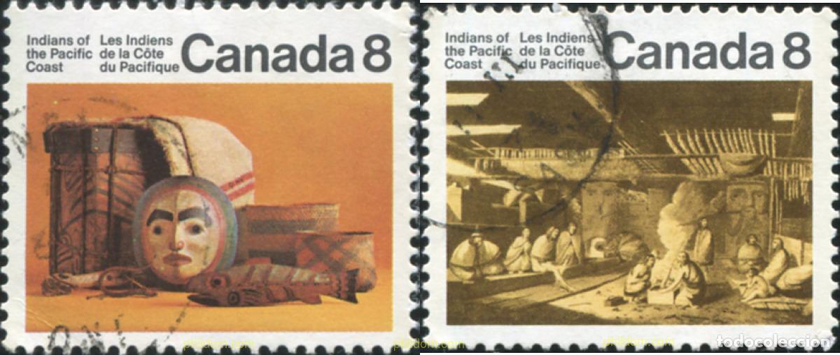 Sellos: 798058 USED CANADA 1974 INDIOS DE LA COSTA DEL PACIFICO
