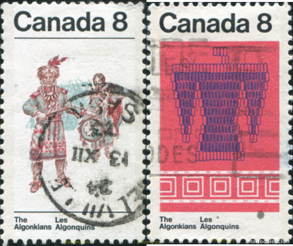 Sellos: 798057 USED CANADA 1973 INDIOS ALGONQUINS