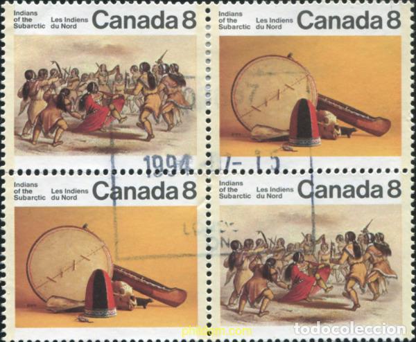 Sellos: 798061 USED CANADA 1975 INDIOS DEL NORTE - Foto 1