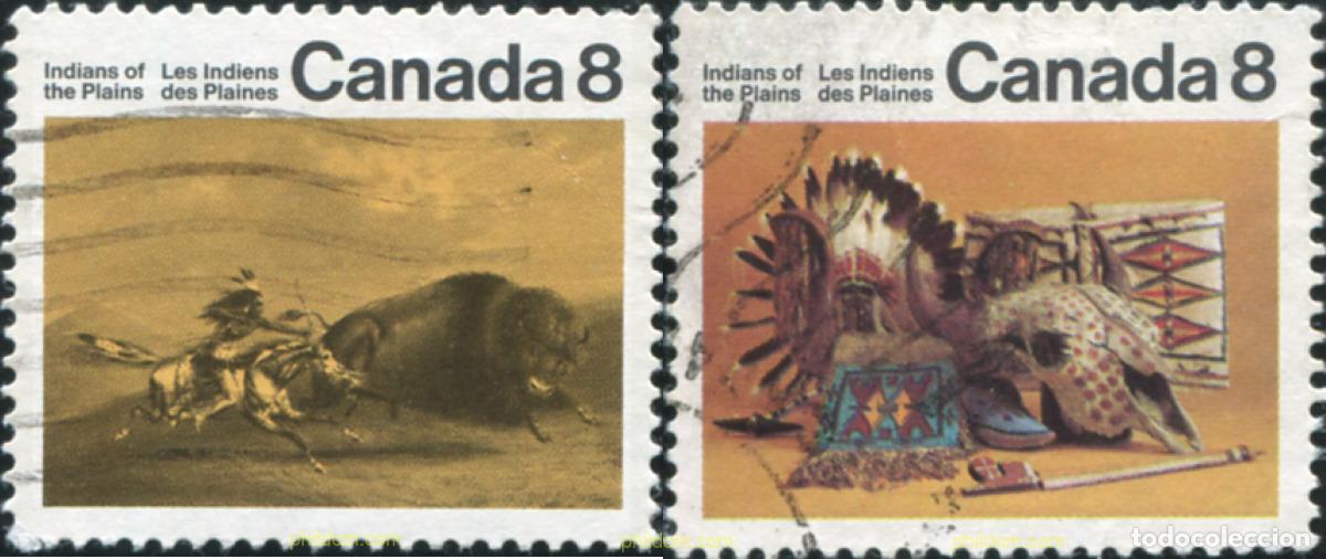 Sellos: 798053 USED CANADA 1972 INDIOS CANADIENSES