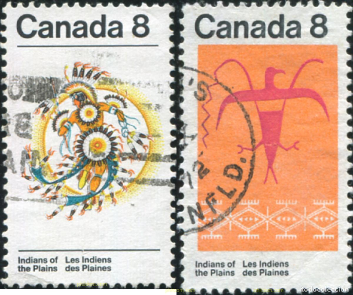 Sellos: 798055 USED CANADA 1972 INDIOS CANADIENSES - Foto 1