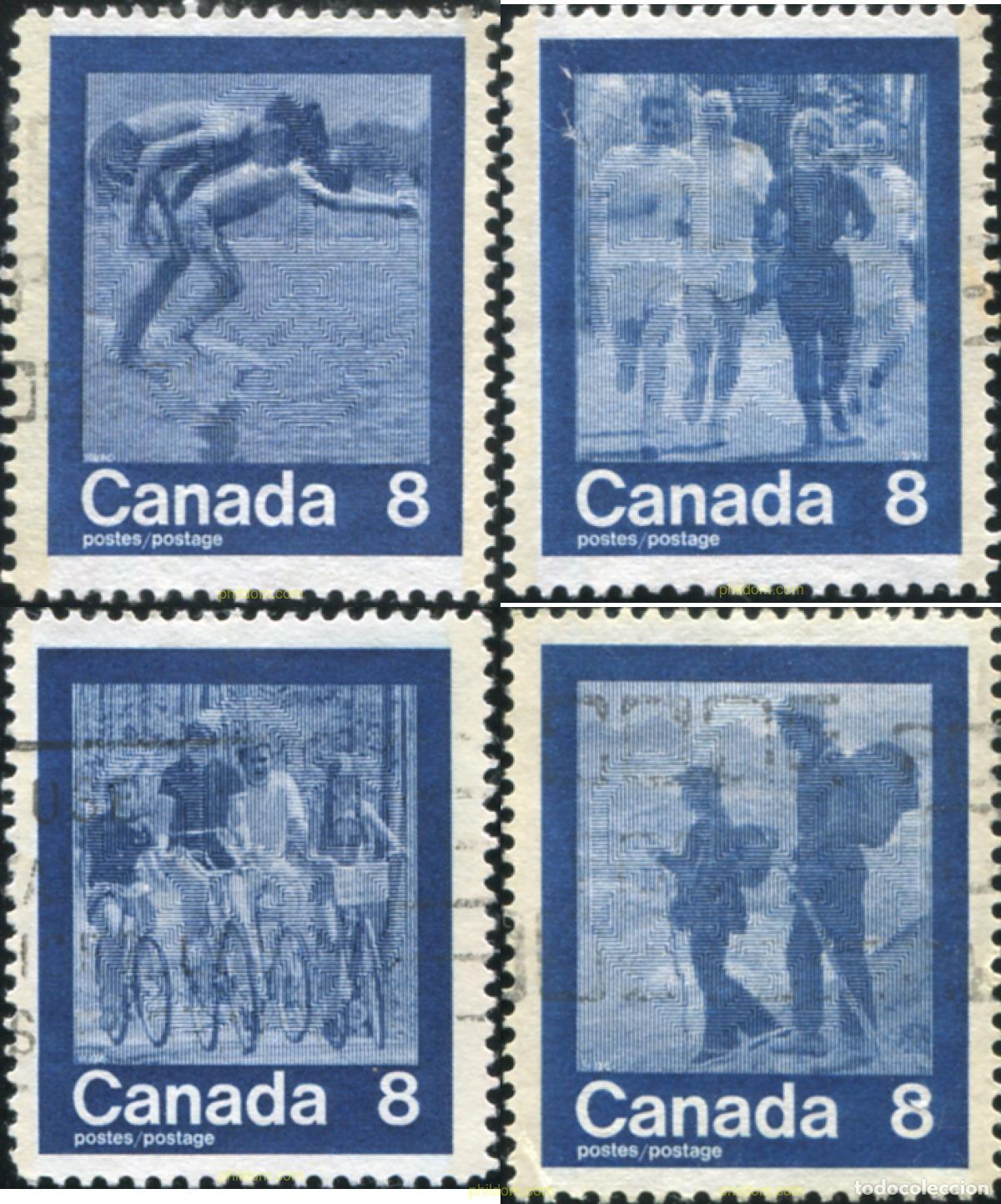 Sellos: 798121 USED CANADA 1974 21 JUEGOS OLIMPICOS VERANO MONTREAL 1976