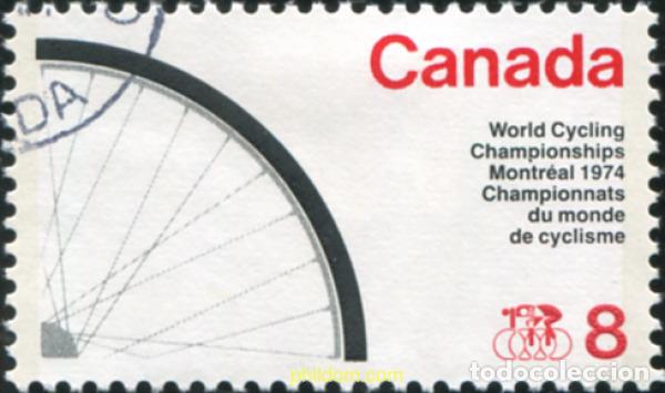 Sellos: 798127 USED CANADA 1974 CAMPEONATOS DEL MUNDO DE CICLISMO