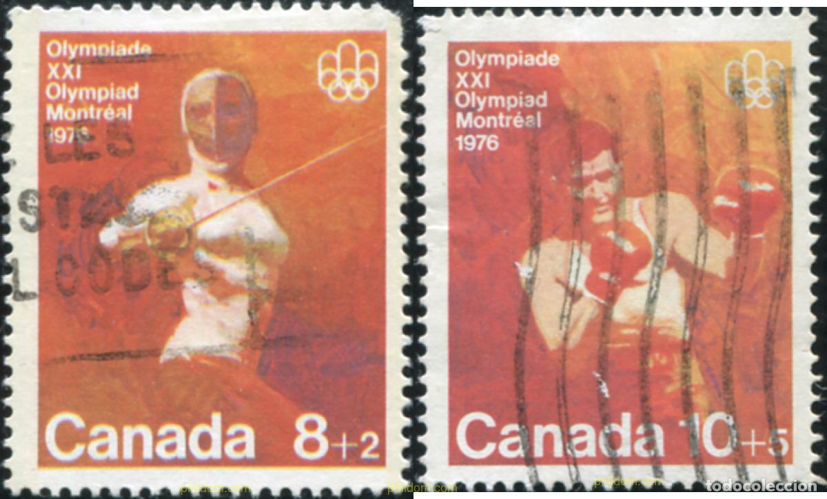 Sellos: 798141 USED CANADA 1975 21 JUEGOS OLIMPICOS VERANO MONTREAL 1976