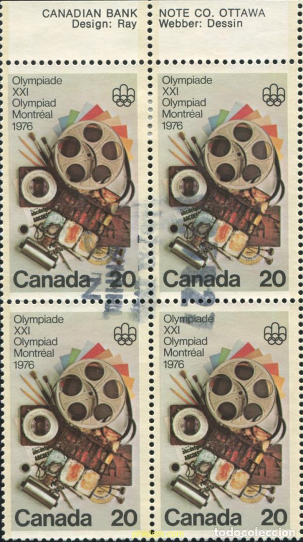 Sellos: 798150 USED CANADA 1976 21 JUEGOS OLIMPICOS VERANO MONTREAL 1976