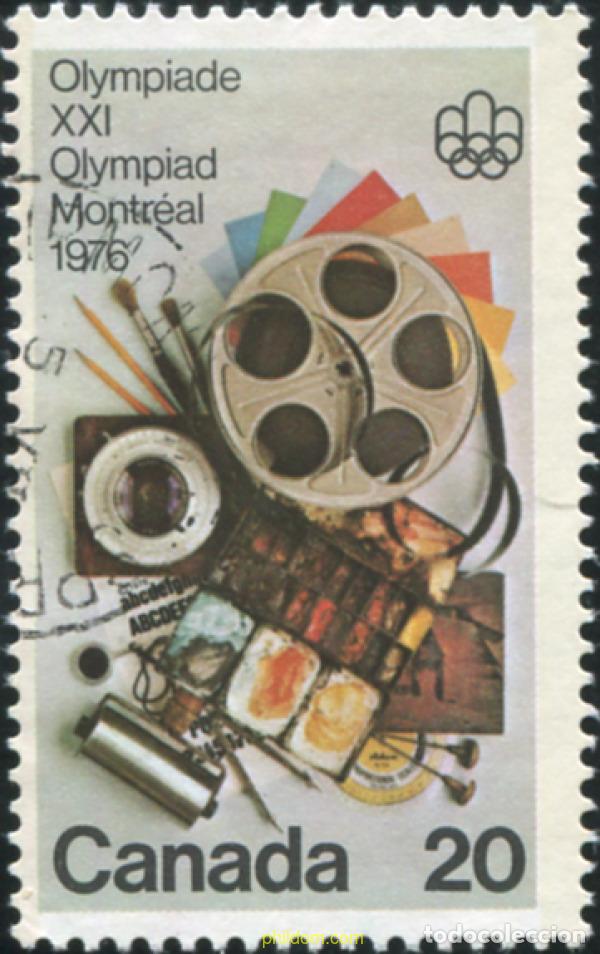Sellos: 798148 USED CANADA 1976 21 JUEGOS OLIMPICOS VERANO MONTREAL 1976