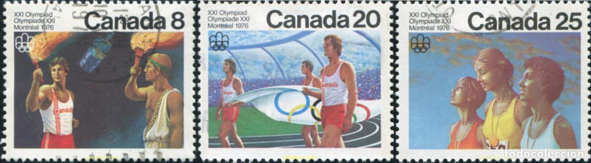 Sellos: 798153 USED CANADA 1976 21 JUEGOS OLIMPICOS VERANO MONTREAL 1976