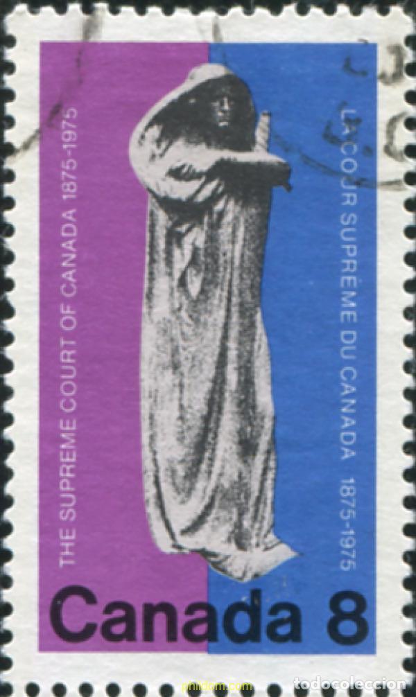 Sellos: 798159 USED CANADA 1975 CENTENARIO DE LA CORTE SUPREMA DE CANADA