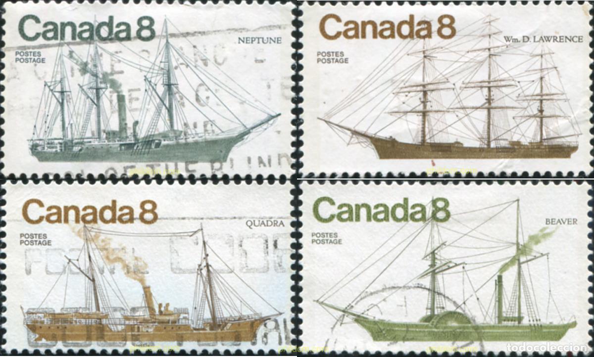 Sellos: 798163 USED CANADA 1975 BARCOS COSTEROS CANADIENSES