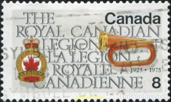 Sellos: 798160 USED CANADA 1975 50 ANIVERSARIO DE LA FUNDACION DE LA LEGION REAL CANADIENSE