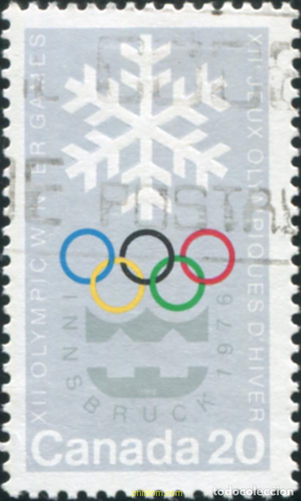 Sellos: 798228 USED CANADA 1976 12 JUEGOS OLIMPICOS INVIERNO INNSBRUCK 1976