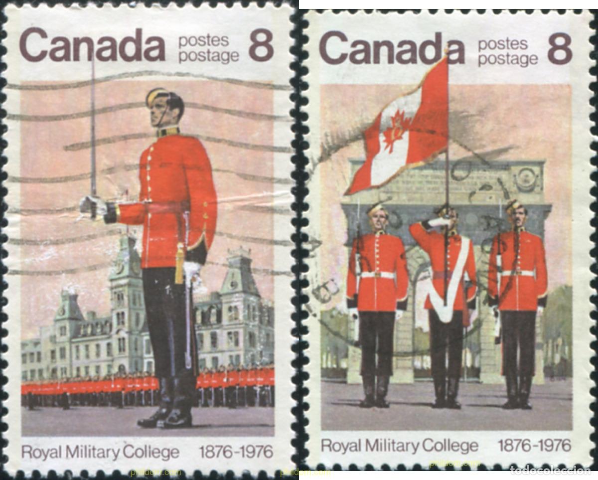 Sellos: 798231 USED CANADA 1976 CENTENARIO DEL COLEGIO MILITAR REAL