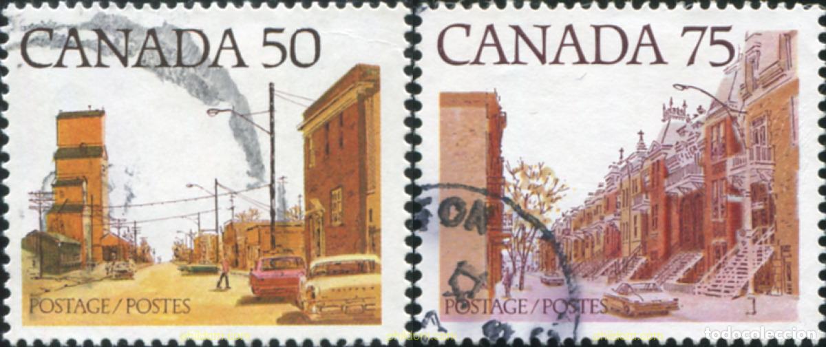 Sellos: 798270 USED CANADA 1978 CALLES REPRESENTATIVAS