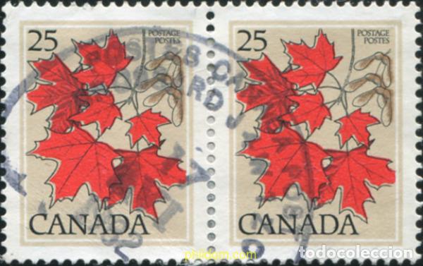 Sellos: 798269 USED CANADA 1977 ARBOLES