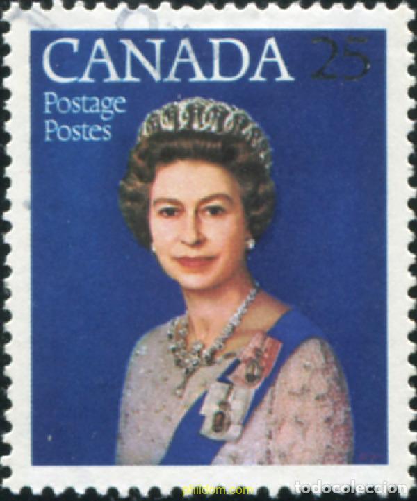 Sellos: 798277 USED CANADA 1977 25 ANIVERSARIO DE LA ASCENSION AL TRONO DE ISABEL II
