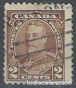 Sellos: CANAD&Aacute; 1935 - REY JORGE V, 2 C MARR&Oacute;N - USADO