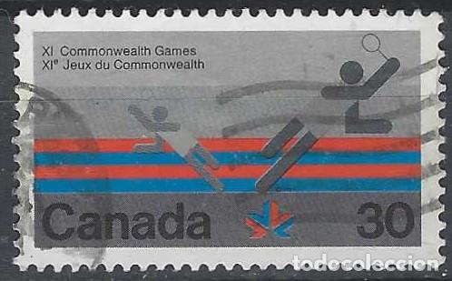 Sellos: CANAD&Aacute; 1978 - JUEGOS DEPORTIVOS DE LA COMMONWEALTH - USADO