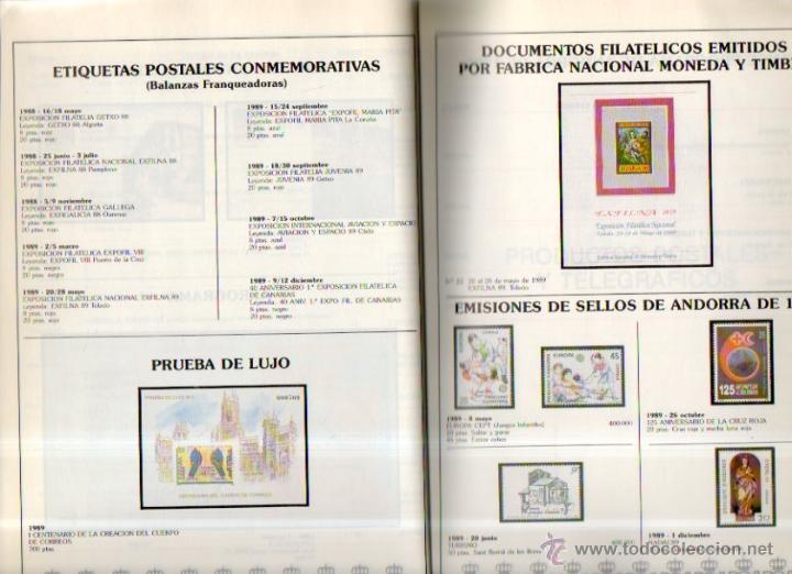 Sellos: Agenda filatelica 1990. - Foto 3