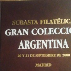 Sellos: .OFERTA CATALOGO GRAN SUBASTA COLECCION ARGENTINA, AFINSA, 570 PAGINAS. Lote 97367551