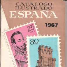 Sellos: 1967 CATALOGO ILUSTRADO SELLOS ESPAÑA - RICARDO DE LAMA -CURIOSIDAD. Lote 98992107