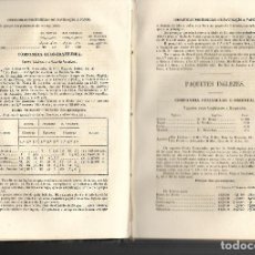 Sellos: 1856 ALMANAQUE PORTUGAL HISTORIA POSTAL ESPAÑA INGLATERRA FRANCIA. Lote 109074287